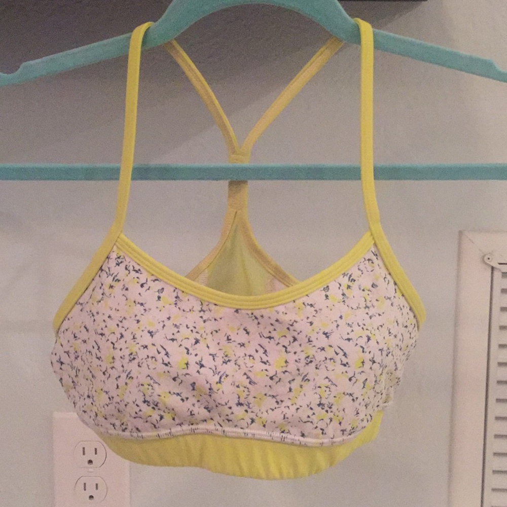 Lululemon printed “Flow Y” sports bra